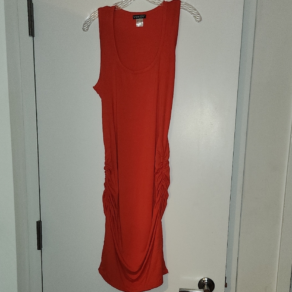 Vince Camuto Red Sleeveless Dress